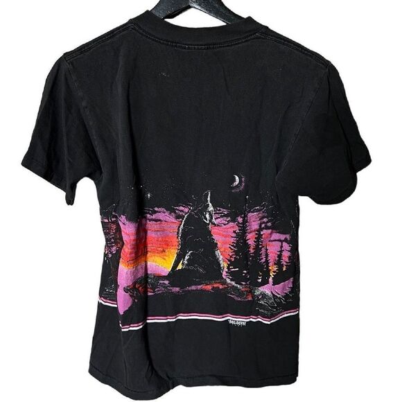 VTG 1989 Wolf T Shirt Small - Picture 3 of 4